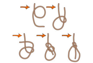 تکنیک گره زنی طناب Bowline